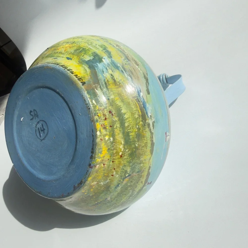 Handmade lid fixed
